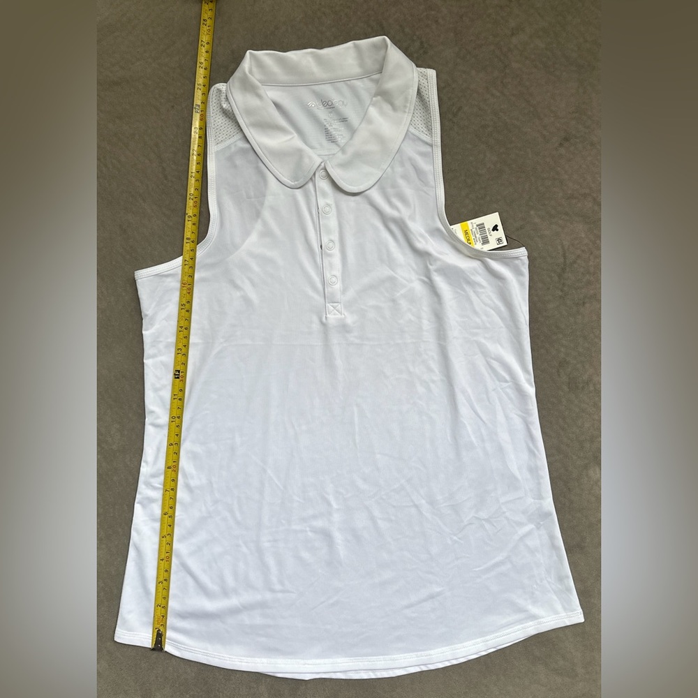 ❌SOLD❌NWT- Ideology Golf shirt with collar - White size M
